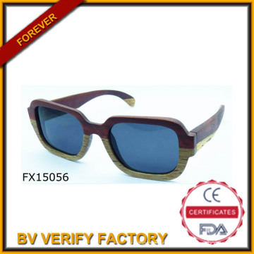 Gafas de madera moda 2015 irregularidad (FX15056)